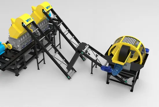 Wl-1200 Waste Tyre Shredder Tyre Waste Recycling Equipment